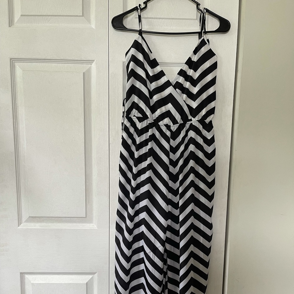 Striped jumpsuit